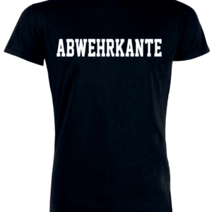 Abwehrkante - Shirt black