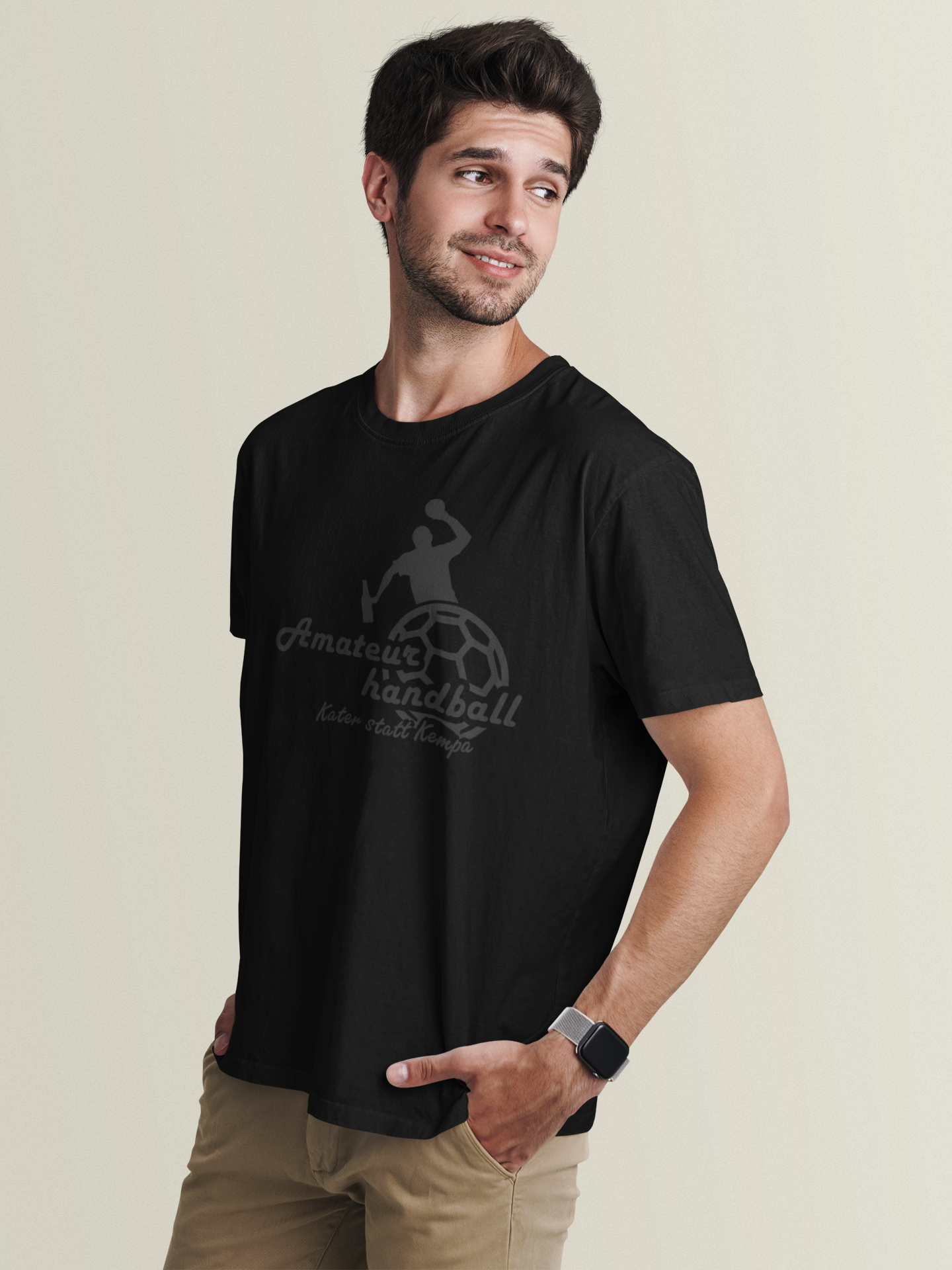 Amateurhandball_Basic_Print_Schwarz_ToninTon_Model