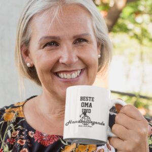 Beste Oma und Handballlegende Tasse