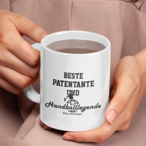 Beste Patentante und Handballlegende Tasse