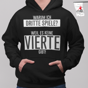 Warum ich Dritte spiele - Hoodie black