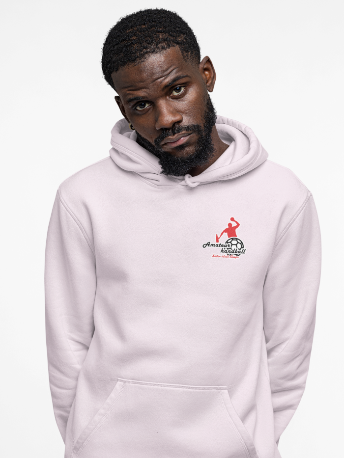 Basic Hoodie Amateurhandball soft rose model
