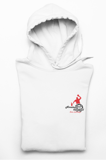 Basic Hoodie Amateurhandball weiß