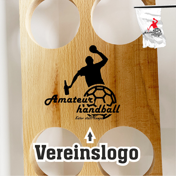 biermeter mit logo amateurhandball shop thekenbedarf holzmeter